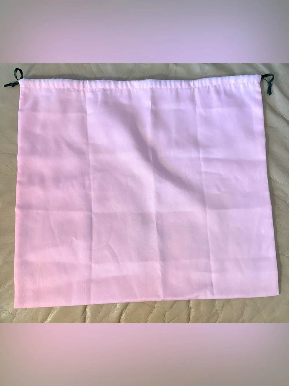 kate spade New York Pink Logo Extra Large Drawstring Dust Bag